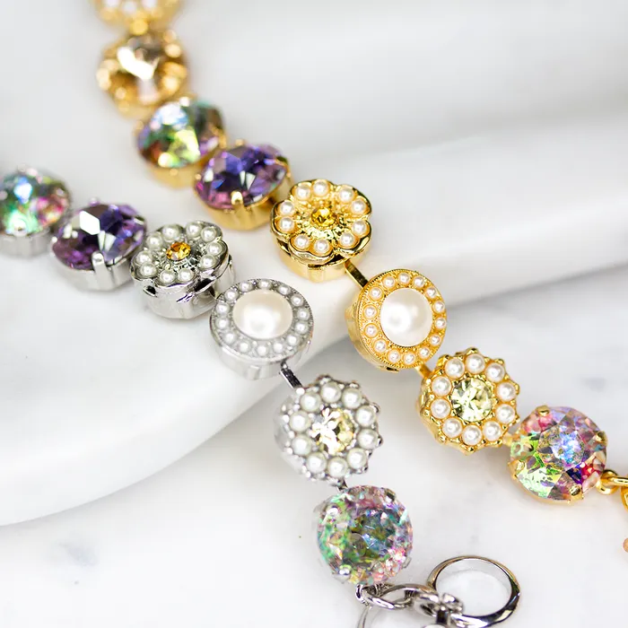 Large Rosette Rivoli Bracelet in Dawn Mariana Bracelets Large Rosette Rivoli Bracelet in Dawn Mariana Bracelets