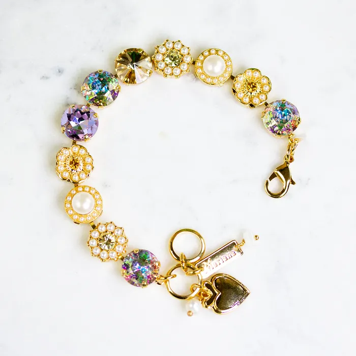 Large Rosette Rivoli Bracelet in Dawn Mariana Bracelets Large Rosette Rivoli Bracelet in Dawn Mariana Bracelets