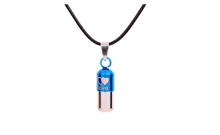 Metal Save Love Can Open Pills Pendant Necklace sparklingselections Necklaces Metal Save Love Can Open Pills Pendant Necklace sparklingselections Necklaces