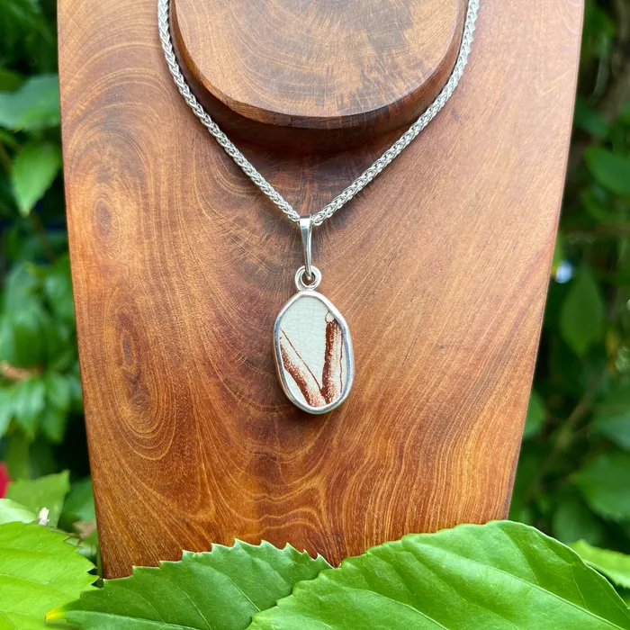 Necklaces Crucian Gold Cinnamon Sticks Sterling Silver Pendant