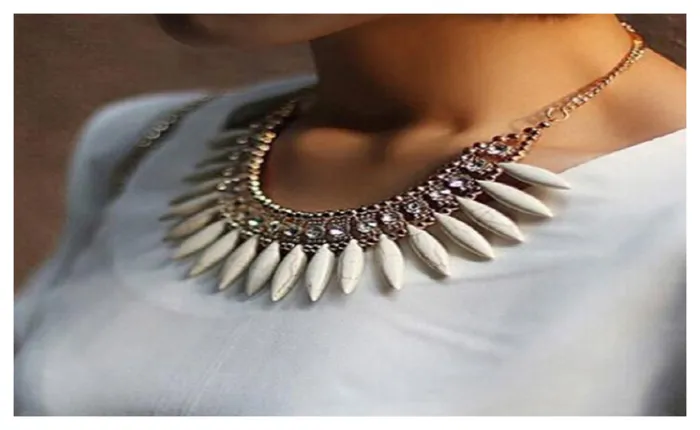 Necklaces Crystal Pendant Chain Choker Chunky Statement Bib Necklace sparklingselections Necklaces Crystal Pendant Chain Choker Chunky Statement Bib Necklace sparklingselections