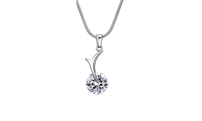 Necklaces Round Shape Transparent Pendant Necklace for Women sparklingselections Necklaces Round Shape Transparent Pendant Necklace for Women sparklingselections