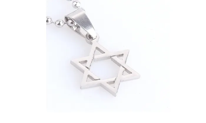 Necklaces sparklingselections Hexagram David Star Stainless Steel Pendant Necklaces Necklaces sparklingselections Hexagram David Star Stainless Steel Pendant Necklaces