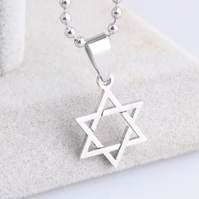 Necklaces sparklingselections Hexagram David Star Stainless Steel Pendant Necklaces