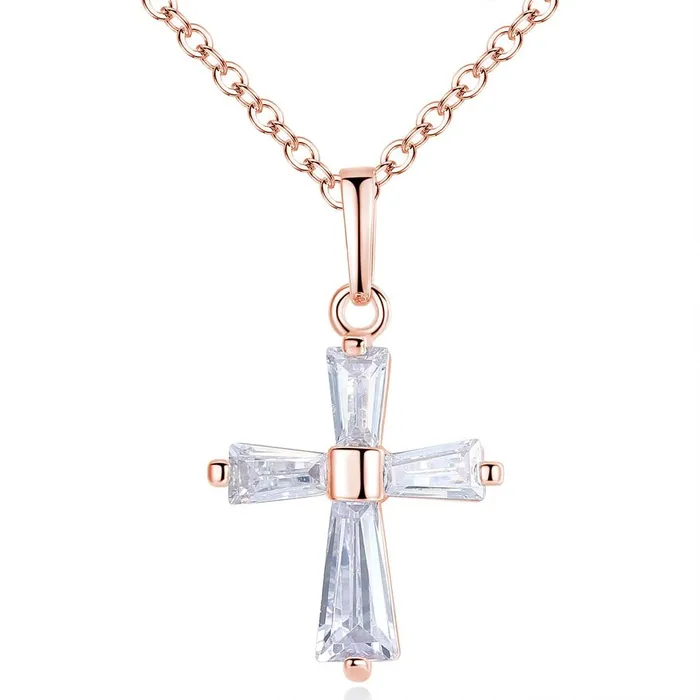 Necklaces sparklingselections Hot Sale Copper Plated Colors Cross Shape Necklace Antique Pendant Jewelry Necklaces sparklingselections Hot Sale Copper Plated Colors Cross Shape Necklace Antique Pendant Jewelry