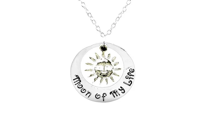 Necklaces sparklingselections Silver Film Gothic Pendant Necklace