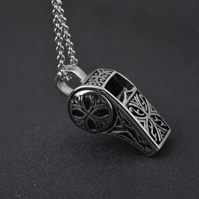 Necklaces sparklingselections Trendy Stainless Steel Sweater Silver Pendant Necklace Necklaces sparklingselections Trendy Stainless Steel Sweater Silver Pendant Necklace
