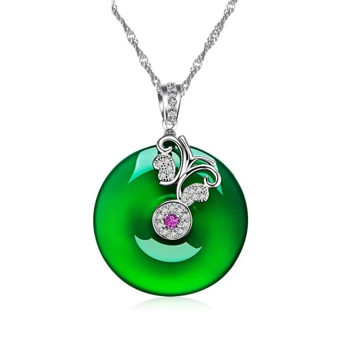 Necklaces sparklingselections Womens Fashion New Blessing Green Crystal Butterfly Necklaces Pendant Necklaces sparklingselections Womens Fashion New Blessing Green Crystal Butterfly Necklaces Pendant