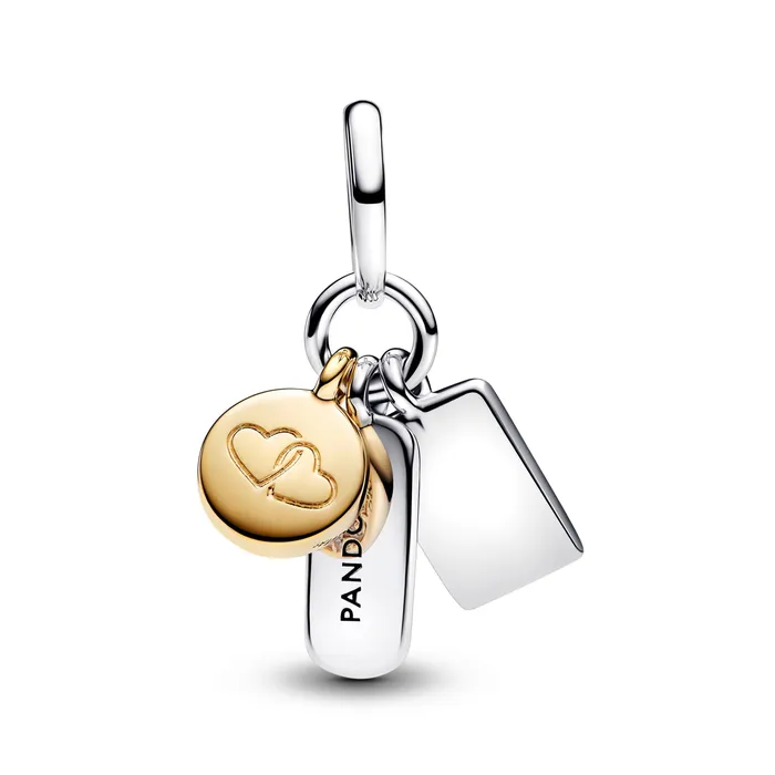 Pandora Charm Necklaces Pandora Friendship Triple Dangle Charm