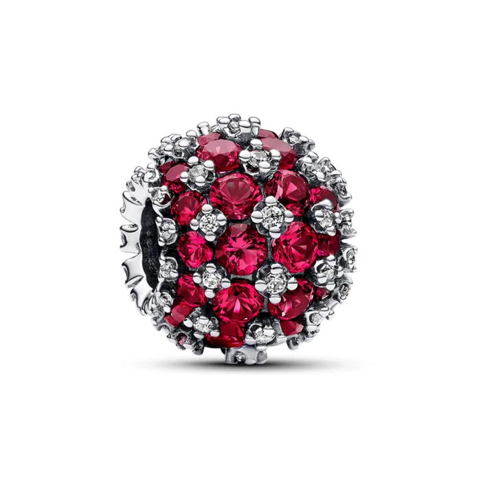 Pandora Charm Necklaces Sparkling Pav Round Pink Charm