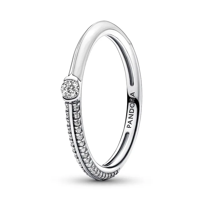 Pandora Rings Pandora ME Pav White Dual Ring