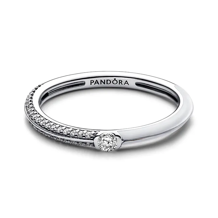 Pandora Rings Pandora ME Pav White Dual Ring