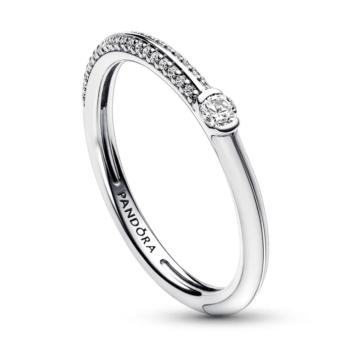 Pandora Rings Pandora ME Pav White Dual Ring