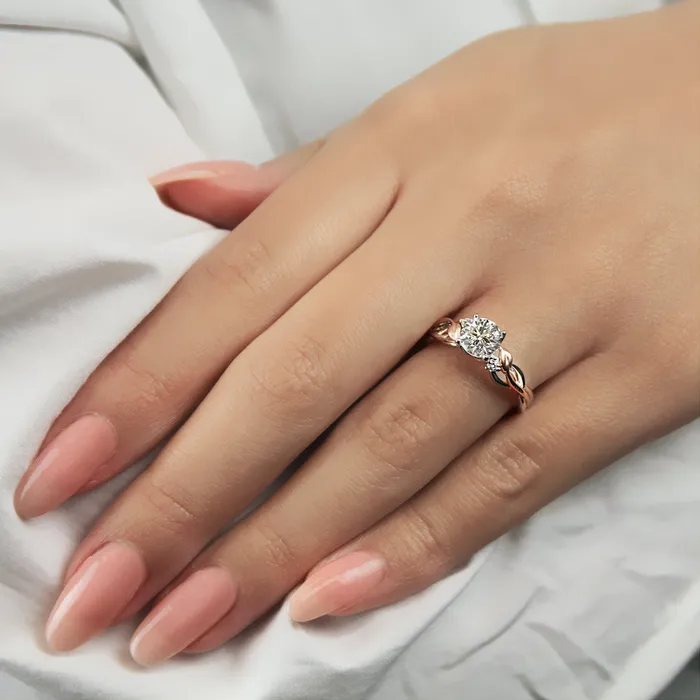 Parade Designs Parade 18K TwoTone Diamond Engagement Ring Rings