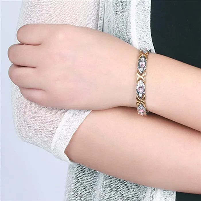 Pink Crystal Bracelet Jewelry for Women sparklingselections Bracelets