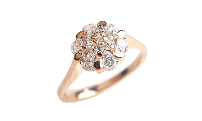 Rings Austria Crystals Flower Rose Ring for women sparklingselections