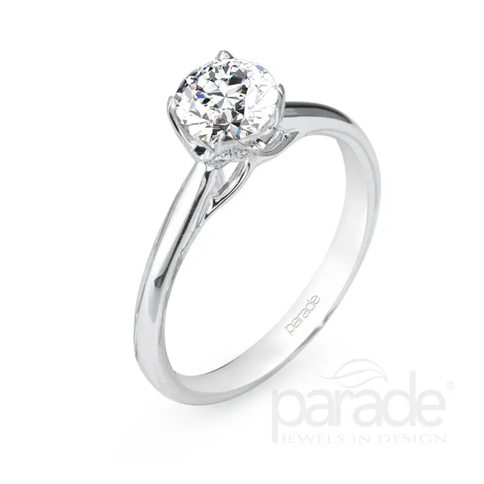 Rings Parade Designs PARADE 18K White Gold Engagement Ring