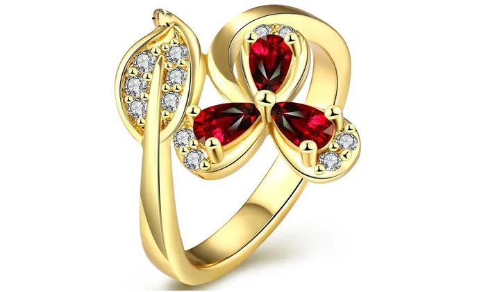 Rings sparklingselections Arrival Gold Color Ring For Women