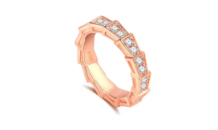 Rose Gold Color Zirconia Engagement Ring for Women sparklingselections Rings Rose Gold Color Zirconia Engagement Ring for Women sparklingselections Rings