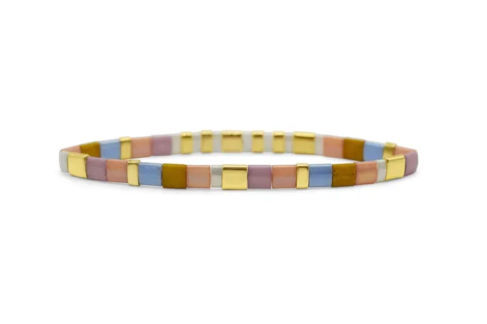 Skylar Paige Bracelets Mama Morse Code Tila Pink Blue I Love You Bracelet