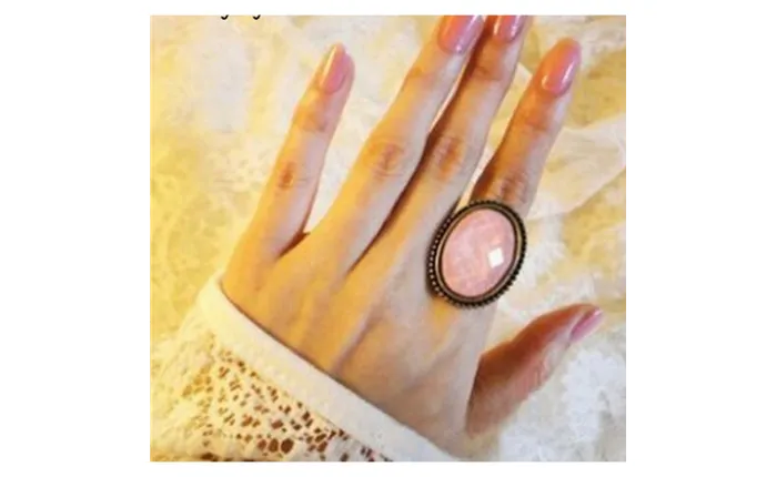 sparklingselections Earrings Fashion Retro Allmatch Oval Cut Flower Rings For Women Resizable sparklingselections Earrings Fashion Retro Allmatch Oval Cut Flower Rings For Women Resizable