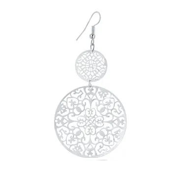 sparklingselections Earrings Women Hollow Shape Classic Pattern Dangle Long Earrings sparklingselections Earrings Women Hollow Shape Classic Pattern Dangle Long Earrings
