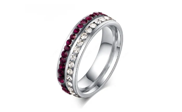 sparklingselections Fashion Stainless Steel Ring For Women Rings