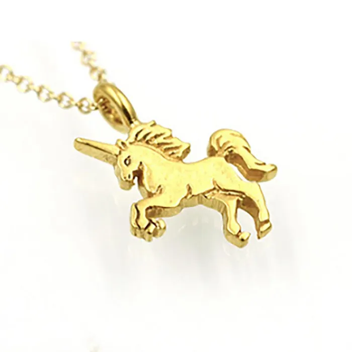 sparklingselections Necklaces Fashion Gold Color Pegasus Pendant Necklaces