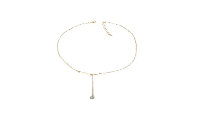 sparklingselections Necklaces Gold Plated Crystal Statement Necklace for Women sparklingselections Necklaces Gold Plated Crystal Statement Necklace for Women