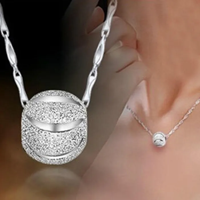 sparklingselections Necklaces Silver Plated Good Luck Pendant Necklace