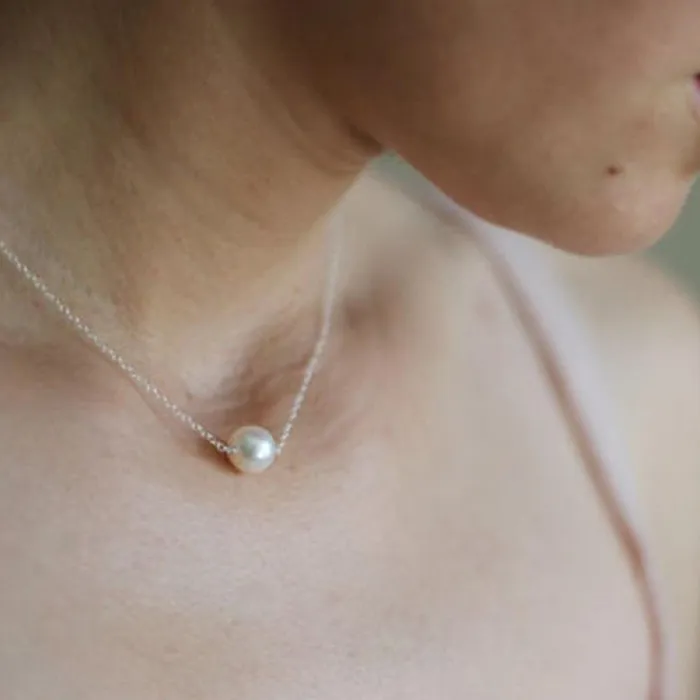 sparklingselections Necklaces Simple Imitate Pearl Bib Choker Statement Collar Necklace sparklingselections Necklaces Simple Imitate Pearl Bib Choker Statement Collar Necklace