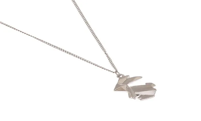 sparklingselections Necklaces Threedimensional model Black rabbit necklace chain of clavicle women sparklingselections Necklaces Threedimensional model Black rabbit necklace chain of clavicle women