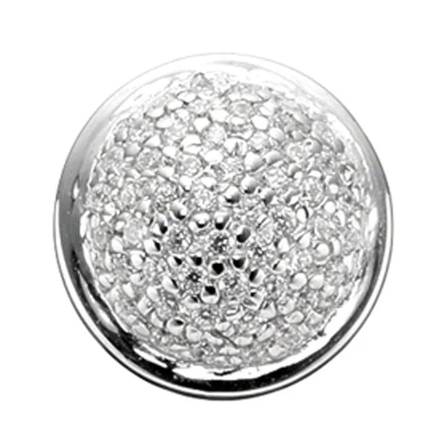 STORY STORY by Kranz Ziegler Sterling Silver Pav Button339339 RETIRED ONLY 2 LEFT Rings STORY STORY by Kranz Ziegler Sterling Silver Pav Button339339 RETIRED ONLY 2 LEFT Rings