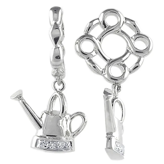 Storywheels Rings Storywheels Watering Can with Diamond Dangle Sterling Silver Wheel RETIRED ONLY 5 LEFT335672 Storywheels Rings Storywheels Watering Can with Diamond Dangle Sterling Silver Wheel RETIRED ONLY 5 LEFT335672