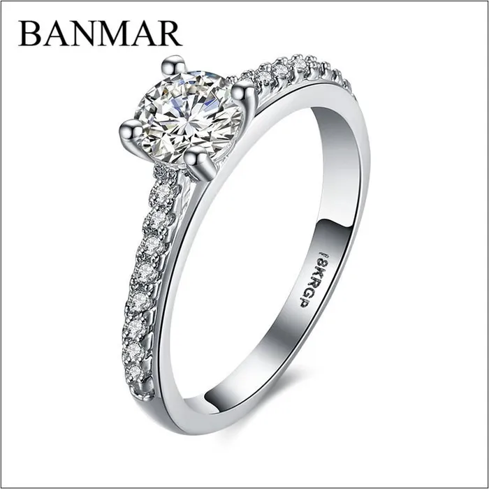 Women 4 Prong Sparkling Solitaire 1ct Cubic Zirconia Forever Wedding Ring sparklingselections Rings Women 4 Prong Sparkling Solitaire 1ct Cubic Zirconia Forever Wedding Ring sparklingselections Rings